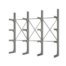 Консольный стеллаж КТр односторонний тройной 1348 [14075]