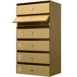 Почтовый ящик 6-секционный серия Ультра [12176]