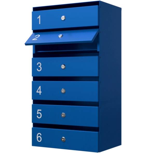 Почтовый ящик 6-секционный серия Ультра [12176]