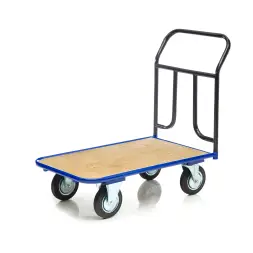 Тележка платформенная Стелла-техник КПТ-500-160-К, с фанерой, 600х1000мм