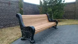 Скамейка чугунная «ВДНХ» 4,3 м