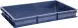 Ящик пластиковый сплошной, 600x400x75 мм, 15 л, синий [424]
