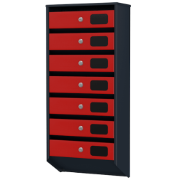 Ящик почтовый на 7 квартир серия Базис Элит [11777]