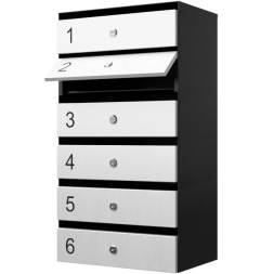 Почтовый ящик 6-секционный серия Ультра [12177]