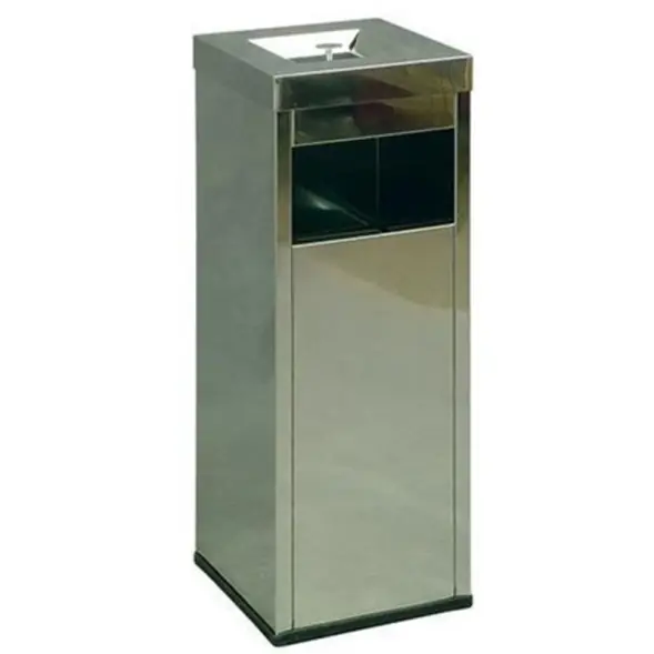 Урна-пепельница Ладья, 300х300х830 мм, с емкостью, 38 л