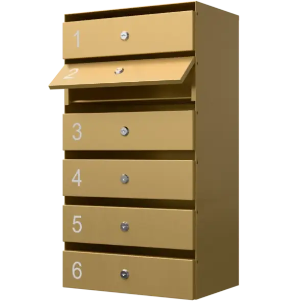 Почтовый ящик 6-секционный серия Ультра [12178]