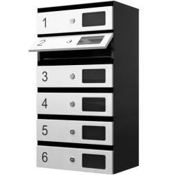 Почтовый ящик 6-секционный серия Ультра [12178]