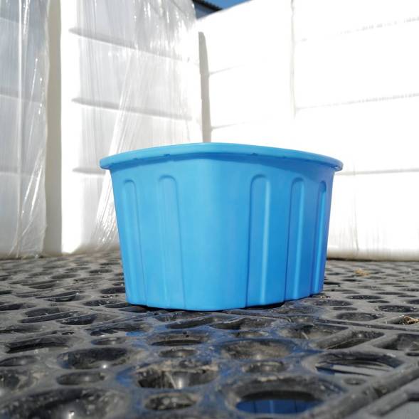 Ванна пластиковая пищевая О, 200 л, HDPE, черный [131.0200.899.000]