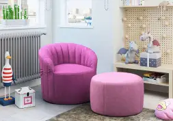 Пуф Шелл Солнце ткань Вельвет-люкс