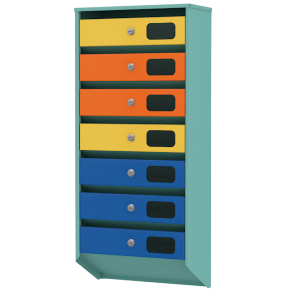 Ящик почтовый на 7 квартир серия Базис Элит [11779]