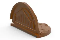 Крышка колодца «Роса» коричневая