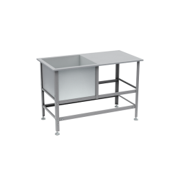 Ванна моечная 1 мойка со столом 870x1350x700 [16883]