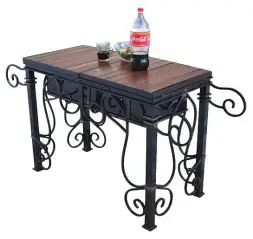 Кованый мангал «Узоры» (Раскладной)