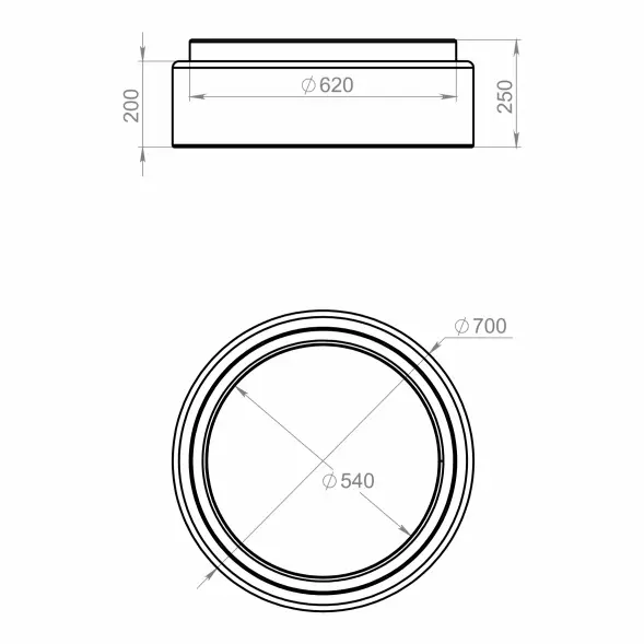 Элемент доборный 200 мм