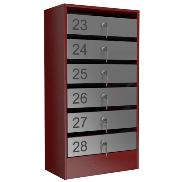 Почтовый ящик на 6 ячеек серия Эталон [12084]