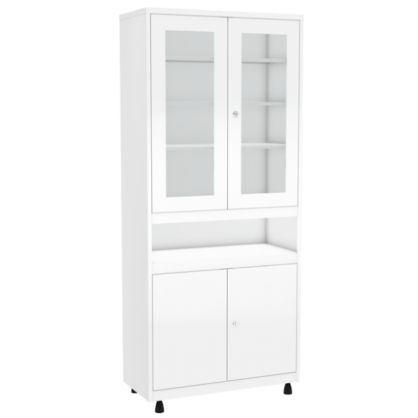 Шкаф металлический для кабинета врача ШКВ-02 [12484]