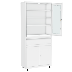 Шкаф металлический для кабинета врача ШКВ-03 [12485]