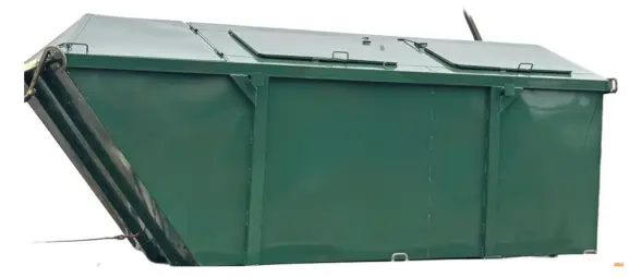 Металлический контейнер лодочка 8 м³ Коричневый