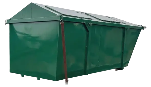 Металлический контейнер лодочка 8 м³ Коричневый