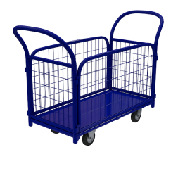 Тележка платформенная с сетчатыми бортами ТС 9 1000x500x700 [16286]