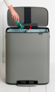 Мусорный бак Bo с педалью 2 x 30 л