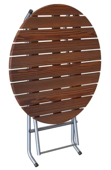 Стол круглый складной «Вишня 80»