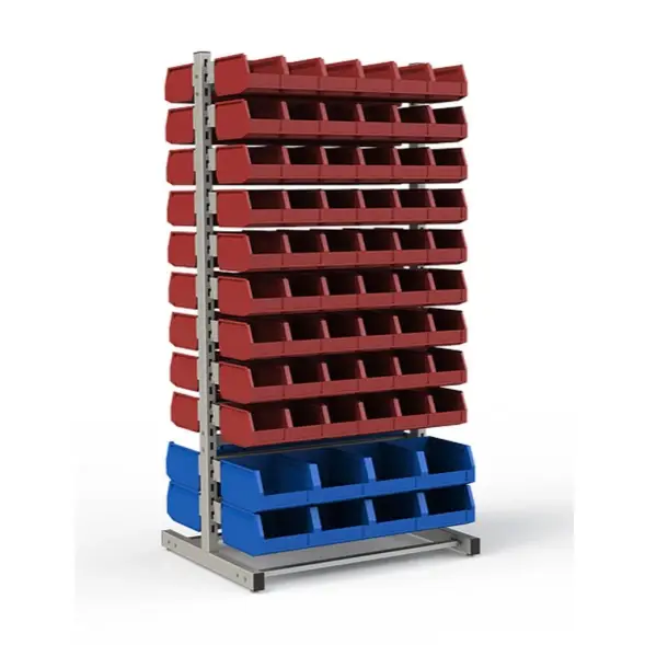 Стеллаж двусторонний №99 (1835х950х760)