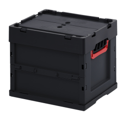 Складной ящик ESD с крышкой 320x300x400 [13587]