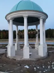 Ротонда тип 2, 6 колонн, диаметр 3450 мм Балюстрада