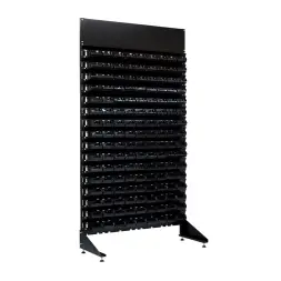 Стеллаж с пластиковыми ящиками 1801-16/0/0п СH