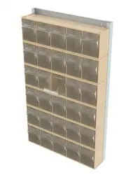 Стойка бежевая настенная Стелла-техник 402-00-00-06-B