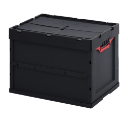 Складной ящик ESD с крышкой 420x400x600 [13589]