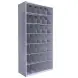 Шкаф для противогазов ХПГ-35 без дверей 1730x870x380 мм Светло-серый