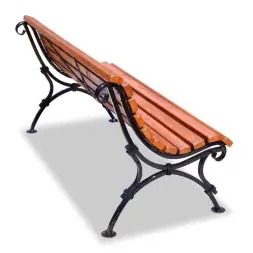 Скамейка стальная «Авен» 3,0 м (3 опоры)