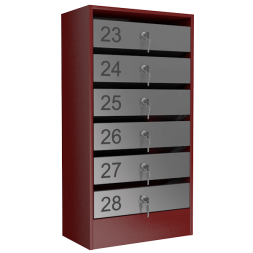 Почтовый ящик на 6 ячеек серия Эталон [12090]