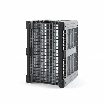 Пластиковый контейнер IBOX 1200х800 перфорированный на полозьях