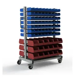 Стеллаж мобильный №204 (1415х950х610)