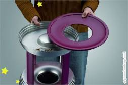 Мусорный контейнер-пепельница Hailo ProfiLine Combi plus XL