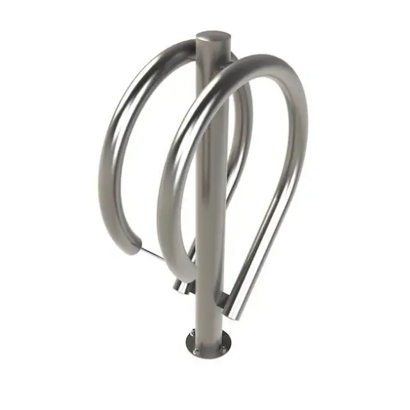 Велопарковка «Два вопроса» стальная без стойки