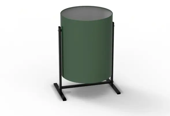 Урна металлическая уличная УРТ-25