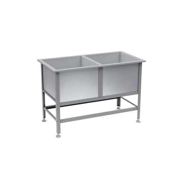 Ванна моечная двухсекционная 870x1350x700 [16792]