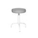 Табурет серый Т04-1 белый каркас [10992]