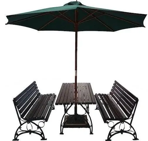 Скамейка стальная «Флора» 3,0 м (3 опоры)