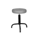 Табурет серый Т04-1 черный каркас [10993]