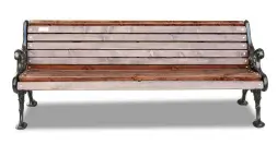 Скамейка чугунная «Ажурная» 3,0 м (3 опоры)