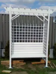 Пергола со скамейкой «Зимний сад»